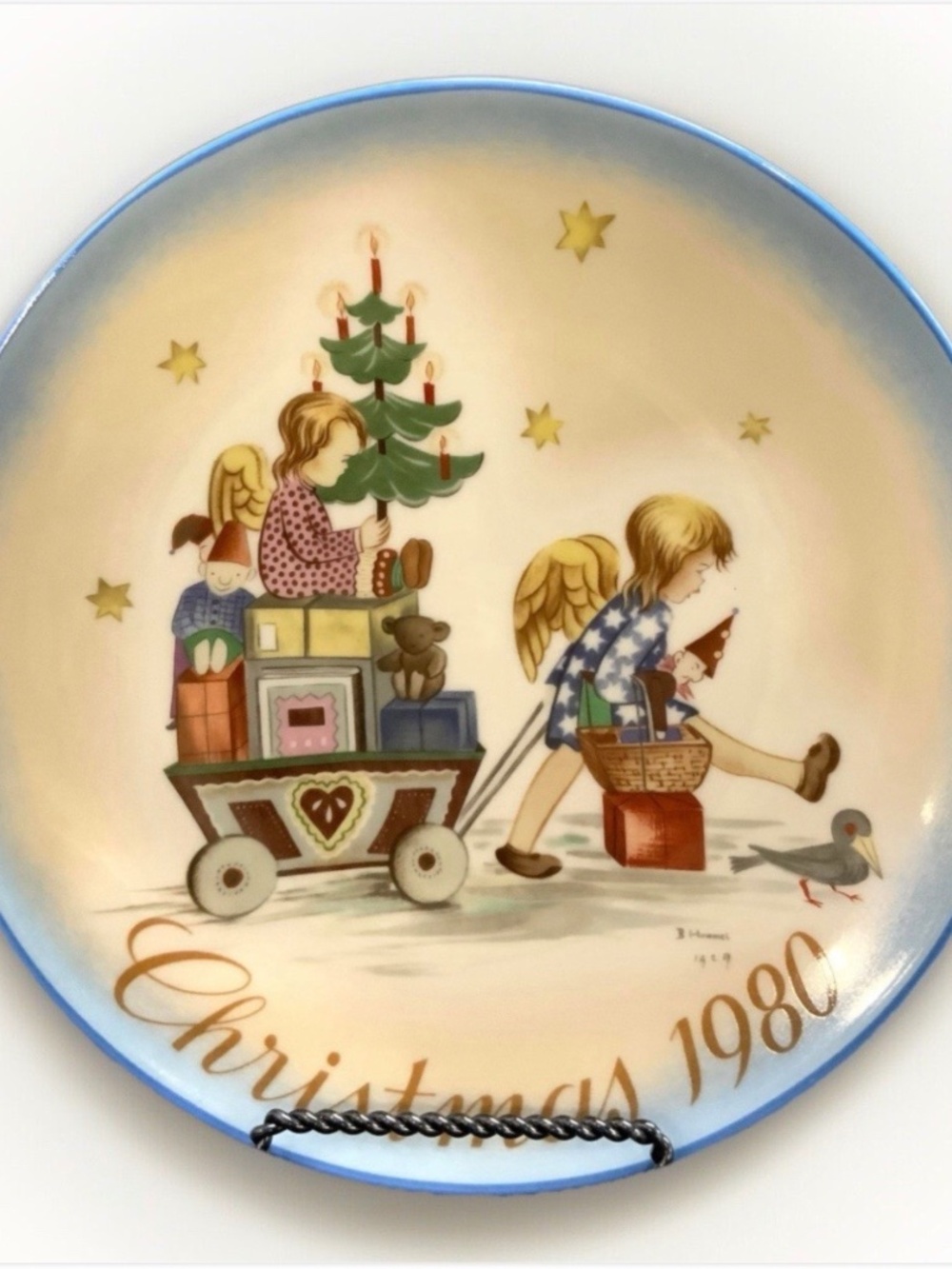 1980 Christmas Parade into Toyland Sister Berta Hummel Schmid Plate West Germany